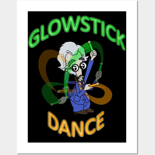 Glowstick Dance Wall Art by SnowballinHell
